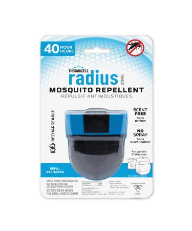 Thermacell Rechargeable Mosquito Repeller Refills 40 Hours Compatible with Thermacell E-Series & Radius Only Powerful Mosquito Protection Zone Deet Free Bug Spray Alternative Scent Free