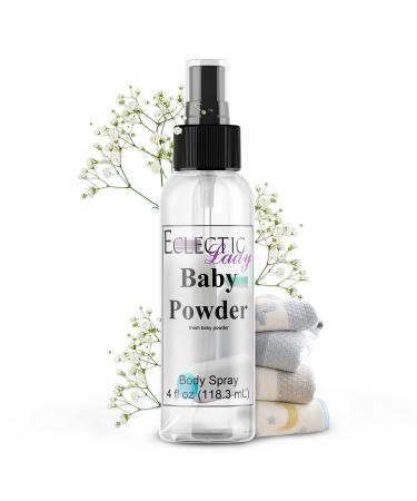 Body Spray for Women (Double Strength)  4 Oz Baby Powder Mist with Clean  Light & Gentle Fragrance  Long Lasting Perfume with Comforting Scent for Men & Women  Cologne with Soft  Subtle Aroma For 4 Fl Oz (Pack of 1)