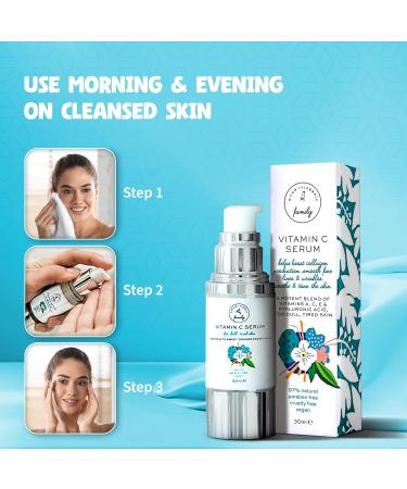 Vitamin C Serum for Face with Hyaluronic Acid & Retinol - Natural Anti-Aging Skincare for Dull Skin & Fine Lines | Shop Now - Buy Online on SooperMarket.com