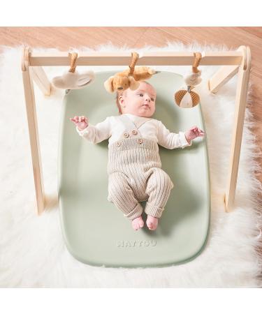 Nattou Soft PU Foam Changing Mat - Washable 50x70 cm Green Softy Model 2024 - International Shipping Available - Buy Online on SooperMarket.com