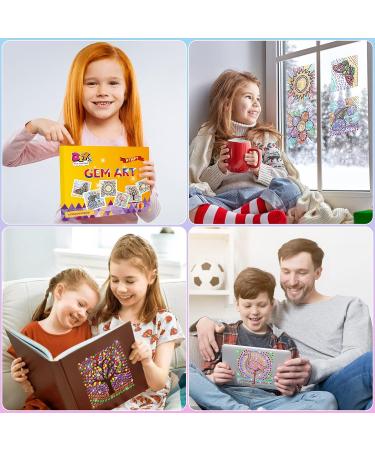 RTHPY Window Suncatcher Diamond Painting Kit for Kids 6-12 | Nature Theme | Gem Art Craft Set for Girls Ages 7-11 | Birthday Gift Idea for Teens - Buy Online on SooperMarket.com