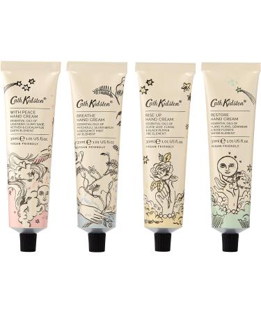 Cath Kidston Hand Cream Gift Set - Essential Oils & Shea Butter - Cruelty Free & Vegan - Travel Friendly Sizes - 4 x 30ml - Buy Online on SooperMarket.com