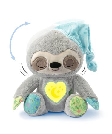 VTech Baby Schnarchi Slumber Sloth | Cuddly Sleep Aid Toy with Sounds Music & Night Light for Infants - Buy Online on SooperMarket.com