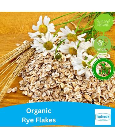 Organic Rye Flakes 500g | Certified Organic by Fenbrook Organic - Buy Online on SooperMarket.com