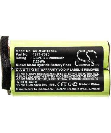 Moser Replacement Battery for Super Cordless 1872 Clipper - Compatible with ChromStyle 1871 (2000mAh) - Fast International Shipping - Buy Online on SooperMarket.com