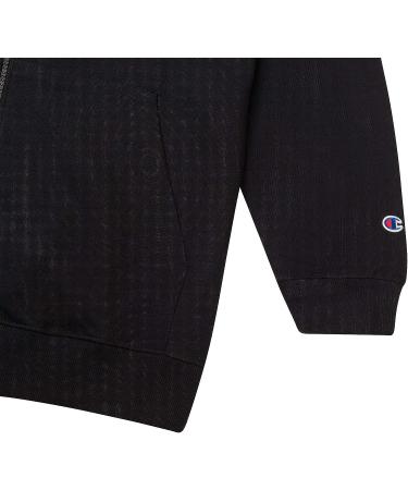 Champion Men's Big and Tall Fleece Zip-Up Hoodie Jacket in Black 2XLT | Shop Now - Buy Online on SooperMarket.com
