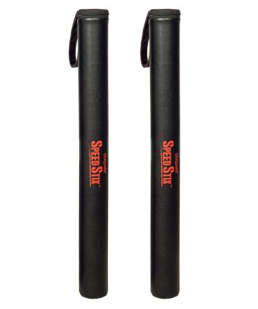 GoSports SpeedStix 2 Pack - Mixed Martial Arts & Sports Padded Contact Sticks, Black