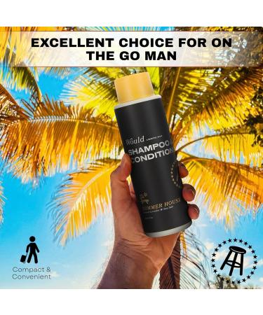WOULD Men's 2-in-1 Shampoo & Conditioner - 16 oz Dual Action for Fresh Hair Oakmoss & Pink Pepper Scent - Shop Internationally - Buy Online on SooperMarket.com