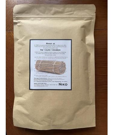 NIKO Ceylon Cinnamon Sticks (150g Resealable Pouch) Mild Sweet & Aromatic/No GMOs & Additives/Direct from Plantation/True Sri Lankan Cinnamon - Buy Online on SooperMarket.com