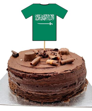 Saudi Arabia Football Party Food & Cupcakes Picks Decorations Toppers World Cup 2022 (pack of 14) - Buy Online on SooperMarket.com
