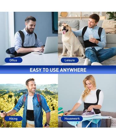 Posture Corrector Women and Men Back Brace for Men and Women Rotate button adjustment Shoulder Straightener Back Support Spine Scoliosis Posture Hunchback Hump Thoracic Spine Corrector(Medium) - Buy Online on SooperMarket.com