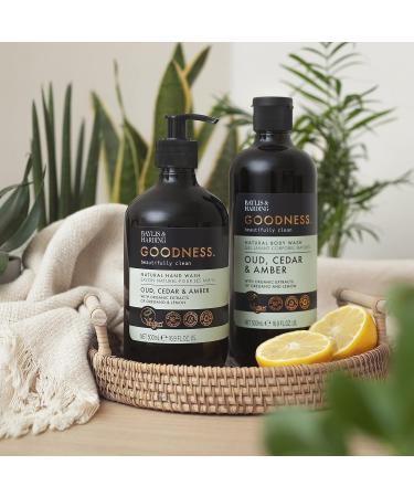 Baylis & Harding Oud Cedar & Amber Toiletries Bundle - 6x500ml Hand Wash & Body Wash Set | Vegan-Friendly - Buy Online on SooperMarket.com