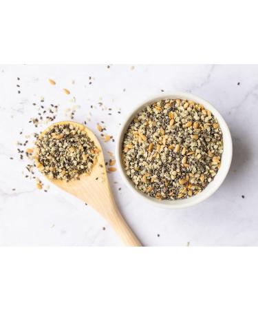 Organic Chia Flax Hemp Seeds Mix 5lb - Non-GMO Vegan Kosher Blend for Smoothies & Salads - Buy Online on SooperMarket.com