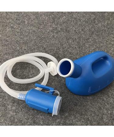 Male Urinal Bottle Camping Toilet Urine Bottle Men's Bed Urinal Potty Pee Bottle 2000ML Collector with 1.6M Tube for Male Elderly People - Buy Online on SooperMarket.com