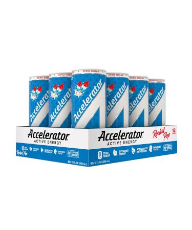 Accelerator Rocket Pop Energy Drink - 12 fl oz Can (Pack of 12) | Buy Internationally - Buy Online on SooperMarket.com