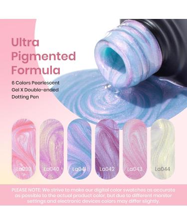 Beetles Pearl Gel Nail Polish - 6 Shimmer Colors for DIY Manicure | UV LED Soak Off Gel | Perfect Gift for Girls & Women - Buy Online on SooperMarket.com