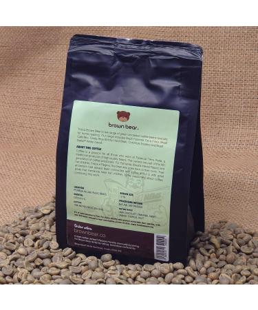 Green Coffee Beans 227g - Brazil Fazenda Terra Preta - Brown Bear - SCA 87.5 Score - Cup of Excellence - Unroasted Raw Coffee Beans for Home Roasters - Natural Dry Process - Buy Online on SooperMarket.com