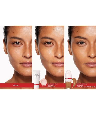 Shiseido RevitalEssence Skin Glow Primer SPF 25 - Hydrating Primer for Instant Glow | Non-Comedogenic & All Skin Types | 30 mL - Buy Online on SooperMarket.com