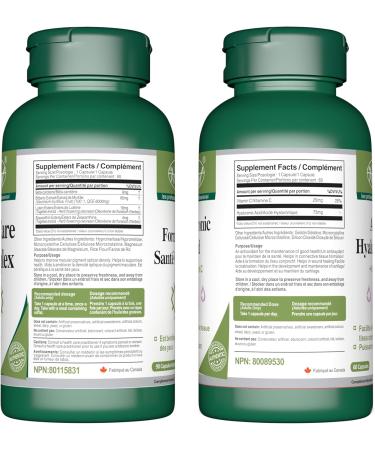 VORST Eye Care 90 Vegan Capsules & Hyaluronic Acid with Vitamin C 60 Capsules (Combo Bundles 2 Bottles) - Buy Online on SooperMarket.com