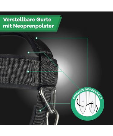 NetroxSports Neck Trainer - Strengthen Neck & Neck Area | Adjustable Harness & 80cm Steel Chain | Ideal for Bodybuilding Boxing Weightlifting & Martial Arts - Buy Online on SooperMarket.com