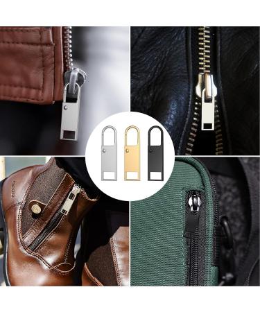 WD & CD 27-Piece Universal Zipper Replacement Kit | Metal Zipper Pulls & Extensions for Easy Repair - Buy Online on SooperMarket.com