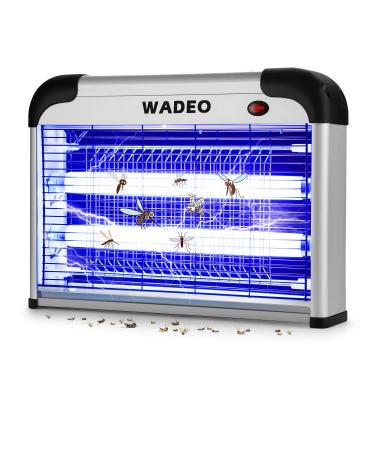 Electronic Insect Killer WADEO Insect Killer Indoor Smokeless Mosquito Killer 20W Attracts and Kills Mosquitoes Flies Moths and Other Bug Class for Indoor Residential & Commercial