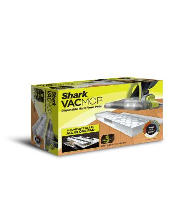 Shark Disposable Hard Floor Vacuum and Mop Pad 10 Count VACMOP Refill, White VMP10, 3