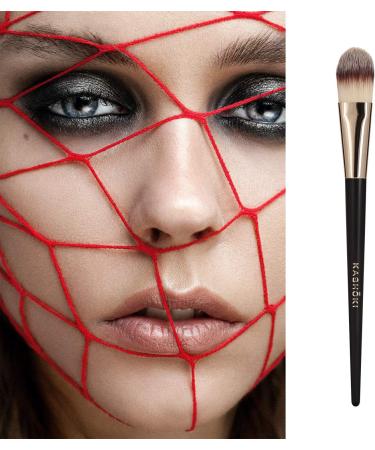 TB Tools for Beauty T4B Kashoki 104 Flat Foundation Brush - Professional Beauty Flat Make-Up Brush for Flawless Application - Buy Online on SooperMarket.com