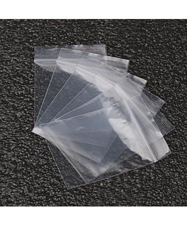 100 PCS Small Ziplock Bags 2" x 2.76" Resealable Zipper Poly Bags Small Plastic Bags Mini Ziplock Bags Clear Zip lock Bags for Jewelry Screws Storage 100 Count (Pack of 1) - Buy Online on SooperMarket.com
