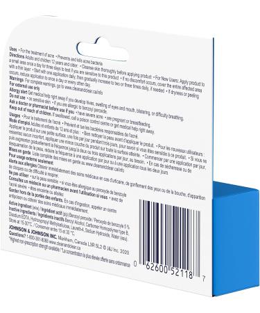 Clean & Clear Persa-Gel 5 Oil-Free Acne Spot Treatment with Maximum Strength 5% Benzoyl Peroxide Topical Pimple & Acne Medication for Face Acne Fragrance-Free 28g Acne Treatment - Maximum Strength - Buy Online on SooperMarket.com