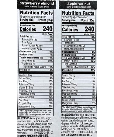 Health Warrior Oatmeal Variety Pack 20ct 38.8oz (2.4lb) - Delicious & Nutritious Breakfast Options - Buy Online on SooperMarket.com