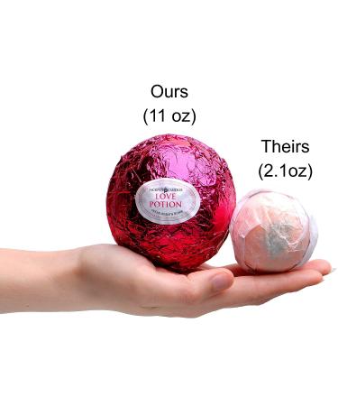 Mermaid Love Potion Bath Bombs Gift Set - Set of 2 with Size 7 Ring Surprise | Made in USA - Buy Online on SooperMarket.com