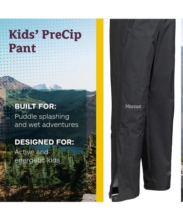 MARMOT Unisex-Child Precip Waterproof Rain/Hiking Pant Black XL - Buy Online on SooperMarket.com