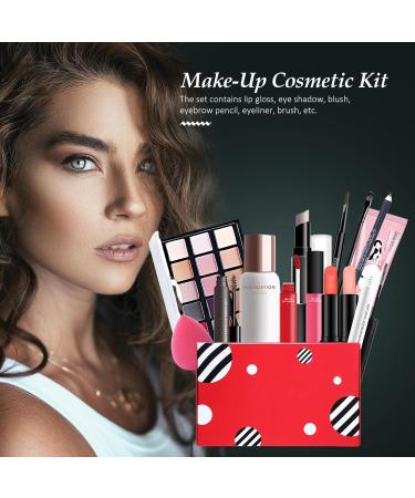 Fowybe 14-Part Make-Up Kit | Multi-Purpose Palette for Teens | Eyeshadow Lip Gloss Powder Concealer & More Perfect Make-Up Set for All Occasions - Buy Online on SooperMarket.com