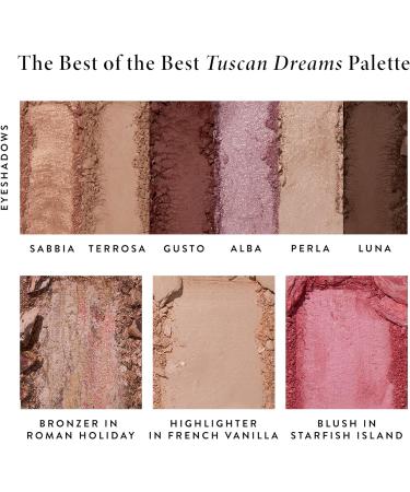 Laura Geller Best of the Best Baked Palette - Tuscan Dreams | Full Size Palette with Bronzer, Blush, Highlighter, and 6 Eyeshadows - Buy Online on SooperMarket.com