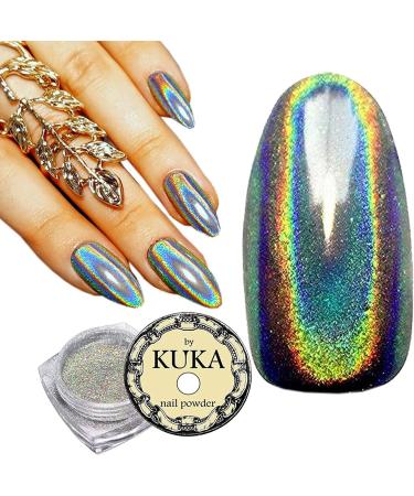 Holographic nail powder