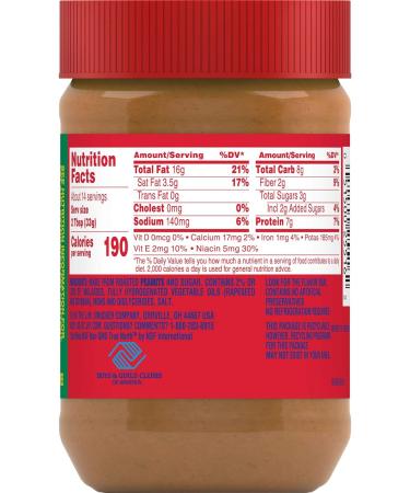 Jif Creamy Peanut Butter 454g (16oz) - Buy Online on SooperMarket.com
