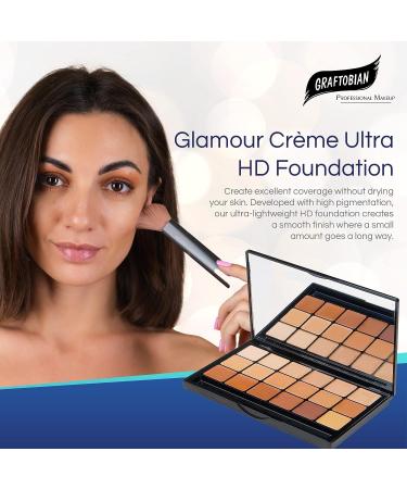 Graftobian Glamour Cr me Ultra HD Foundation Super Palette - Warm Color 1 Piece Set - Buy Online on SooperMarket.com