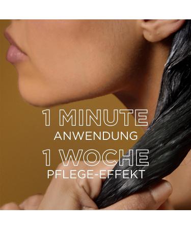 Garnier True Treasures Nourishing 1-Minute Hair Treatment | Argan & Almond Oil | Vegan Formula for Smooth Moisturized Hair | 340ml - Ideal for Dry Unruly Hair - Buy Online on SooperMarket.com