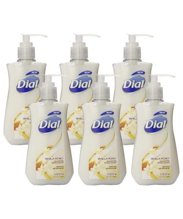 Dial Liquid Hand Soap Vanilla Honey 7.5 Fluid Ounces Pack of 6 Vanilla Honey 7.5 Fl Oz (Pack of 6)
