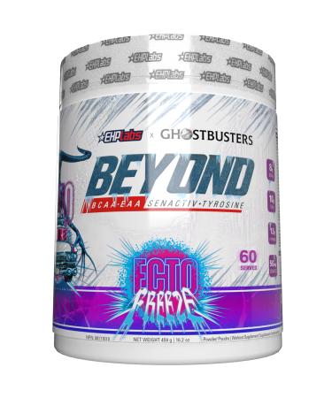 EHP Labs x Ghostbusters Beyond BCAA Powder Amino Acids Supplement for Muscle Recovery - 8g Sugar Free BCAAs Amino Acids Post Workout Recovery Powder & EAA Amino Acids Powder - 60 Servings (Ecto Freeze) Ecto Anti-Freeze