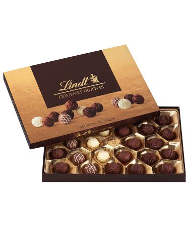 Lindt Gourmet Chocolate Truffles Gift Box - Assorted Truffles - 14.7 Ounces - Perfect for Gift Giving - Buy Online on SooperMarket.com