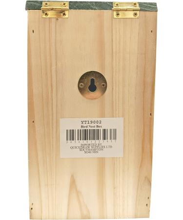Wooden Nesting Box Wild Bird House Traditional Hinged Roof Garden Nester 1 - Buy Online on SooperMarket.com