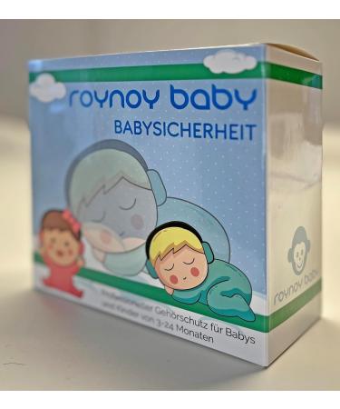 RoyNoy Baby Earmuffs - Noise Protection for Infants 3+ Months | Mint with Storage Bag | Safe Hearing Protection for Babies - Buy Online on SooperMarket.com