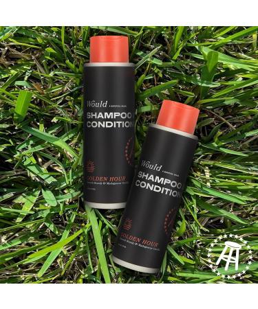 WOULD Men's 2-in-1 Shampoo & Conditioner - 16 oz Dual Action for Fresh Hair Oakmoss & Pink Pepper Scent - Shop Internationally - Buy Online on SooperMarket.com