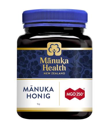 Buy Manuka Health Manuka Honey MGO 250 & MGO 100 Bundle - 100% Pure from New Zealand | Methylglyoxal Certified | 1kg (2-Pack) - Buy Online on SooperMarket.com
