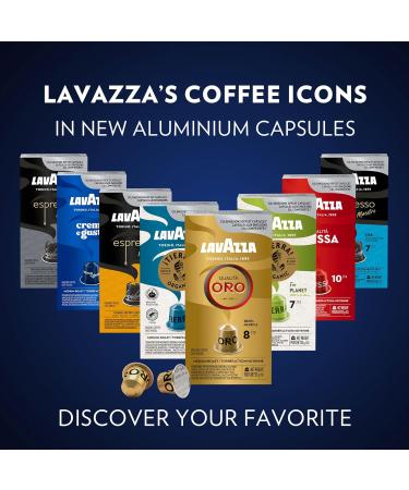 Lavazza Qualita Rossa Medium Roast Coffee Capsules Compatible with Nespresso Original Machines Full-bodied balanced espresso dried fruit aftertaste (100 pack) - Buy Online on SooperMarket.com