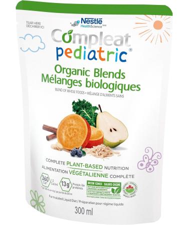COMPLEAT Pediatric organic blends formula plant-based 300 ml pouch 24 count - Buy Online on SooperMarket.com