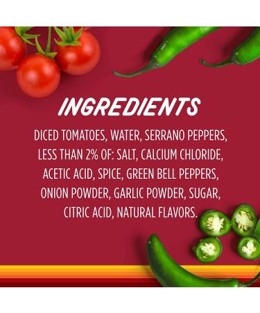 RO-TEL Diced Tomatoes with Serrano - Keto Friendly | Buy Now - Buy Online on SooperMarket.com