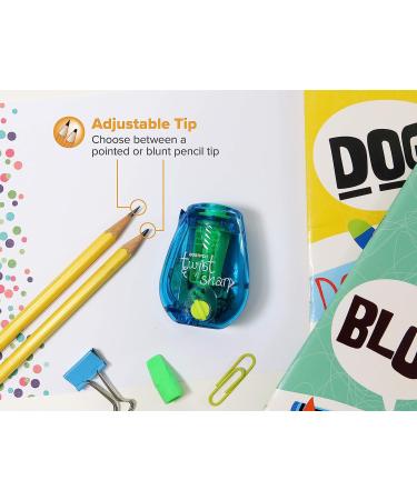 Bostitch Office Twist-N-Sharp Manual Pencil Sharpener Easy Open Tray Perfect for Kids Works with Colored Pencils & Makeup Pencils 3-Pack 3 Pack - Buy Online on SooperMarket.com